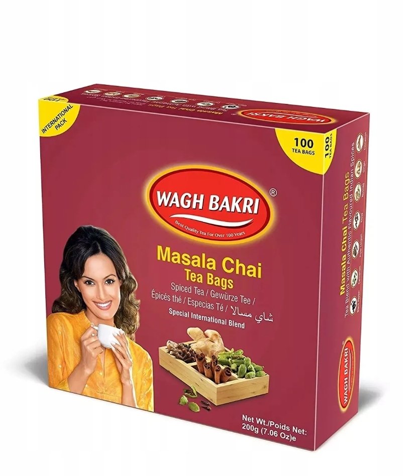 WB HERBATA MASALA CHAI 100 TEA BAG