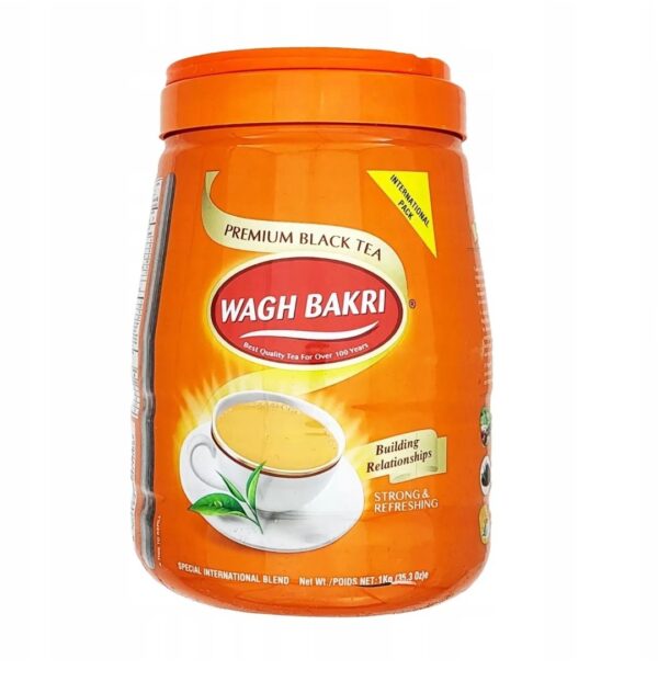 WAGH BAKRI TEA JAR 1 KG
CZARNA HARBATA