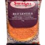 SWAGAT RED LENTIL 1KG.