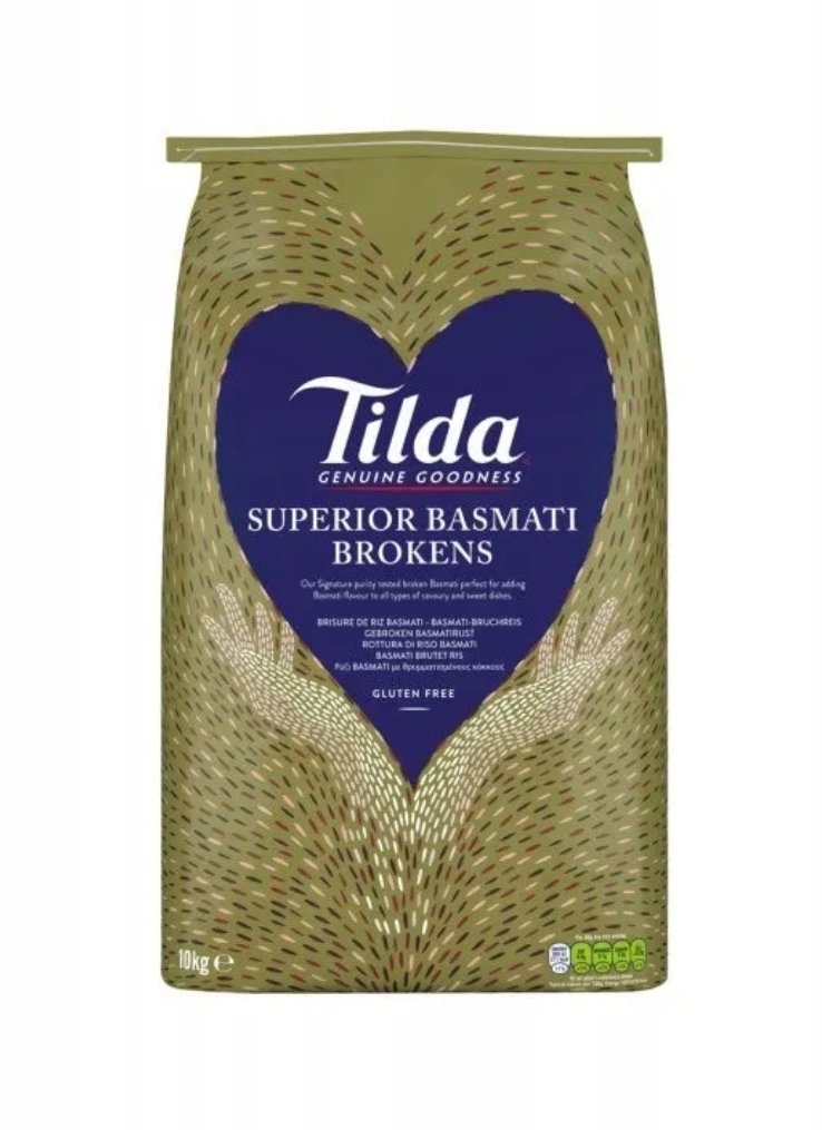 TILDA BROKEN BASMATI RICE 20KG